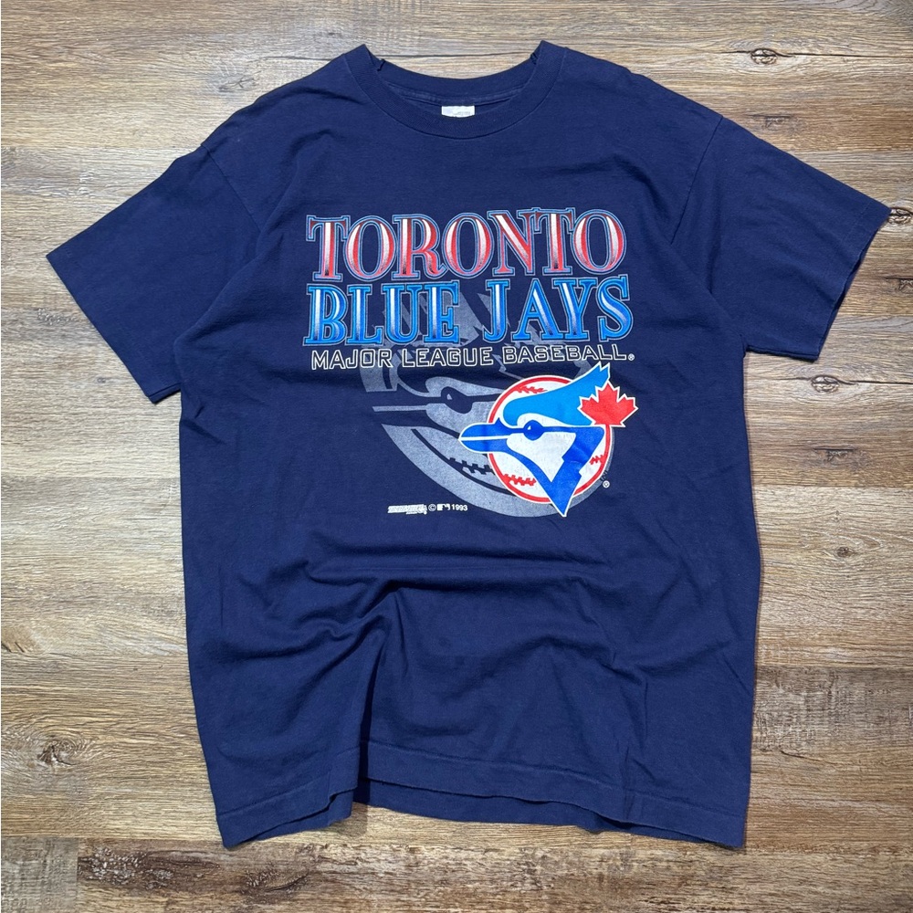 VTG Single Stitch 1993 Toronto Blue Jays MLB team T shirt - Picture 1 of 4
